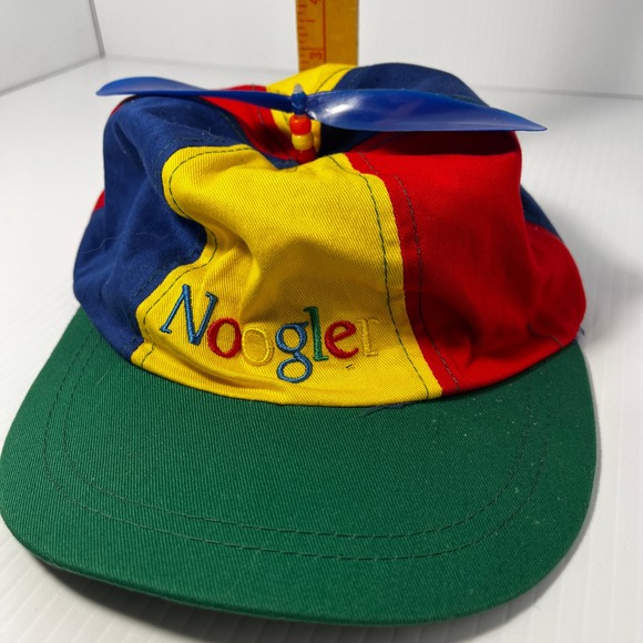 Google Noogler Propeller Hat Multicolor Baseball Cap Fun Novelty - Picture 7 of 7